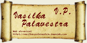 Vasilka Palavestra vizit kartica